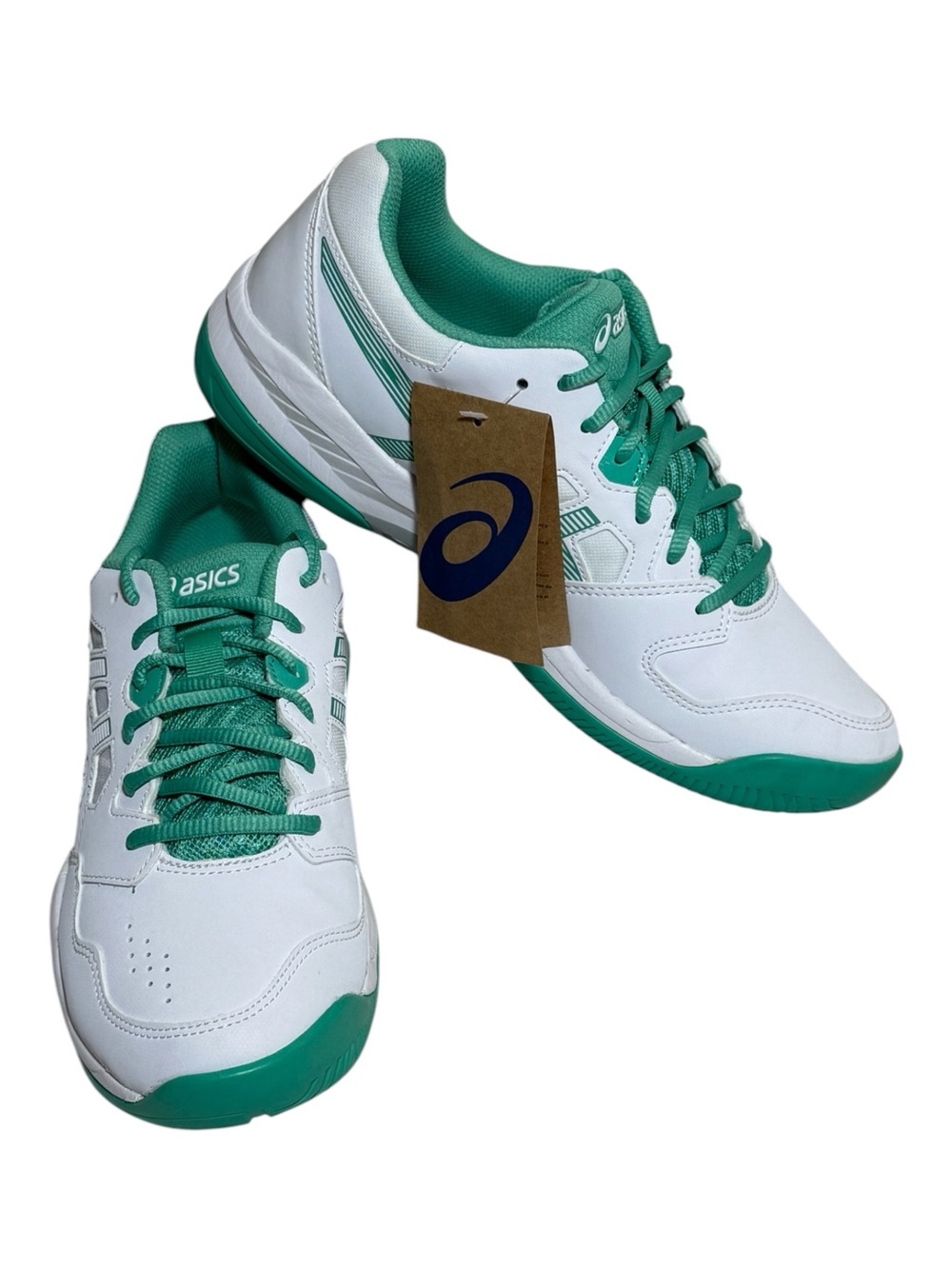 ASICS Women’s GEL-Renma Court Shoes - Size 10 White/Aurora Green